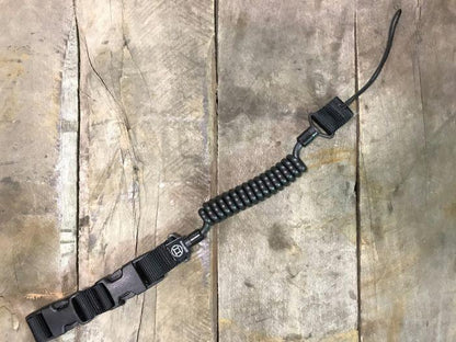 Gemtech Tactical Retention Lanyard Low Reflective Black Tactical Distributors Ltd New Zealand