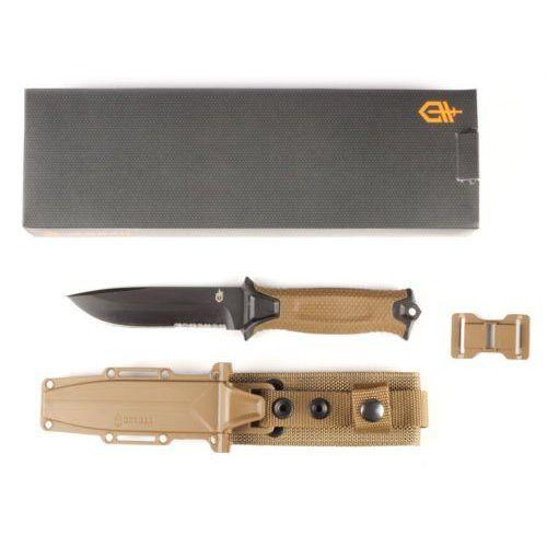 Gerber StrongArm Fixed Blade Knife Coyote Partially Serrated Tactical Distributors Ltd New Zealand