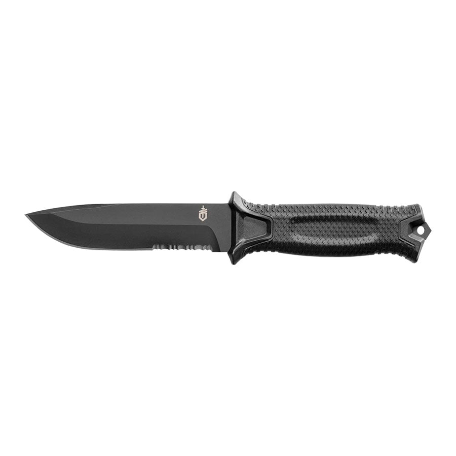 Gerber StrongArm Fixed Blade Serrated Black Tactical Distributors Ltd New Zealand