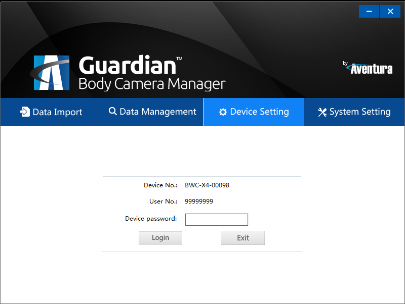 Guardian GPC-VMS Body Camera Video Management Software Tactical Distributors Ltd New Zealand