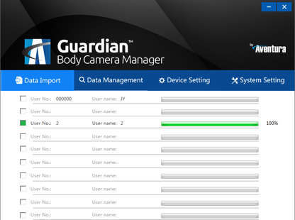 Guardian GPC-VMS Body Camera Video Management Software Tactical Distributors Ltd New Zealand
