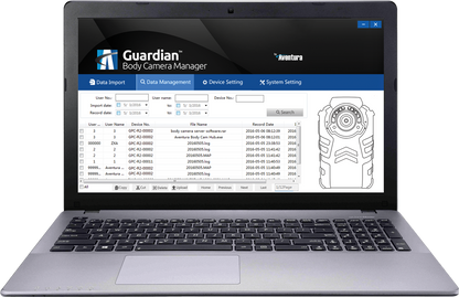 Guardian GPC-VMS Body Camera Video Management Software Tactical Distributors Ltd New Zealand
