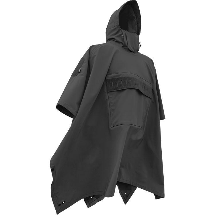 Hazard 4 Poncho Villa 2020 Version Technical Soft-Shell Poncho Black Tactical Distributors Ltd New Zealand