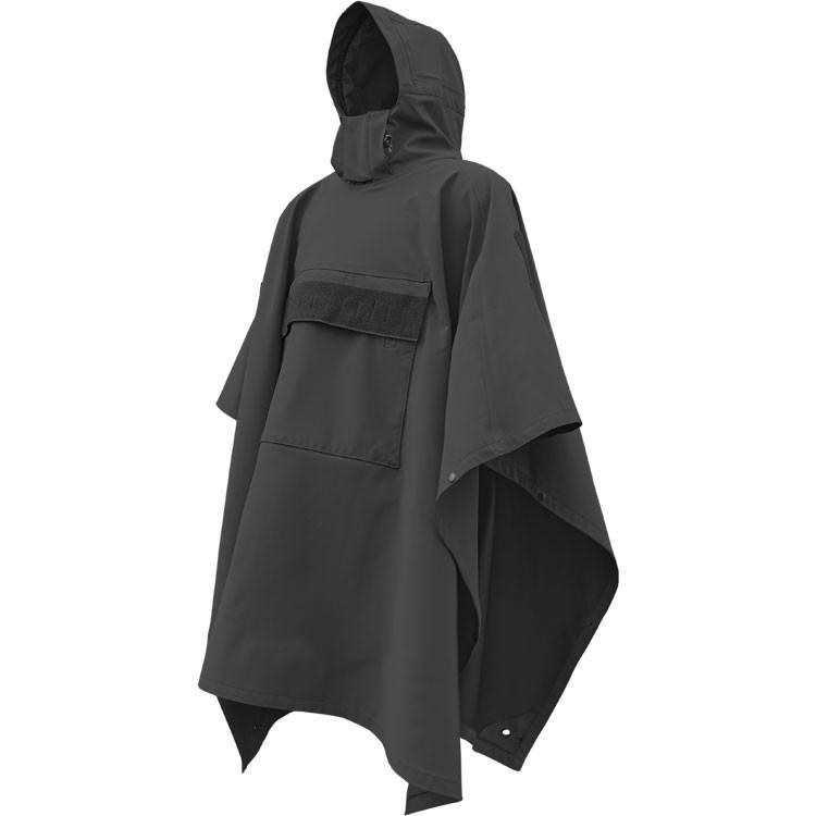 Hazard 4 Poncho Villa 2020 Version Technical Soft-Shell Poncho Black Tactical Distributors Ltd New Zealand