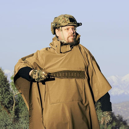 Hazard 4 Poncho Villa 2020 Version Technical Soft-Shell Poncho Coyote Tactical Distributors Ltd New Zealand