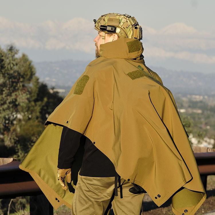 Hazard 4 Poncho Villa 2020 Version Technical Soft-Shell Poncho Coyote Tactical Distributors Ltd New Zealand