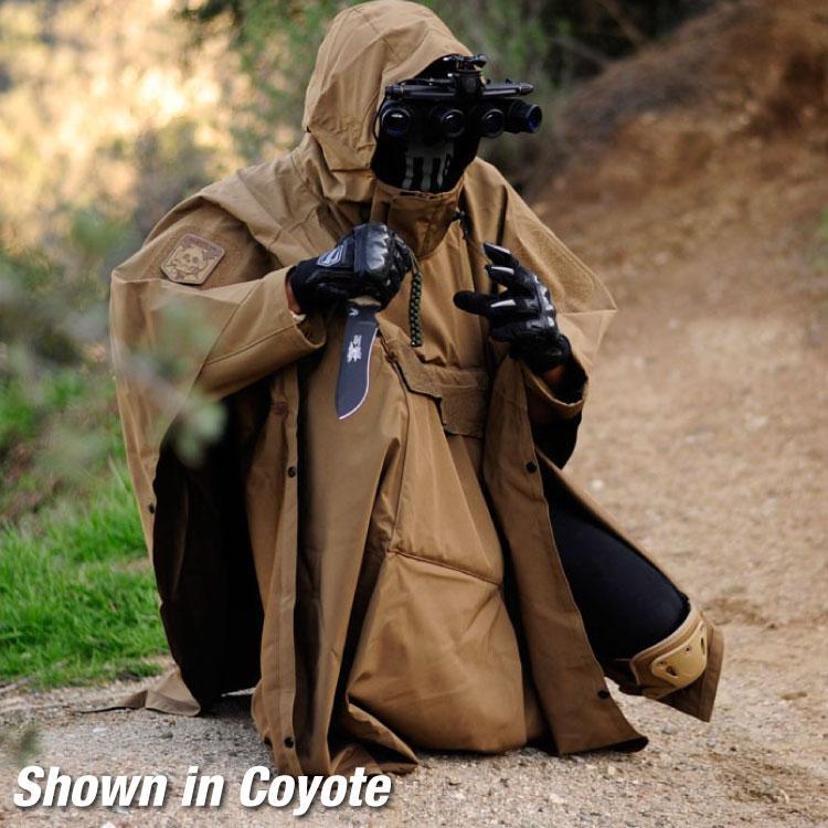 Hazard 4 Poncho Villa 2020 Version Technical Soft-Shell Poncho Coyote Tactical Distributors Ltd New Zealand