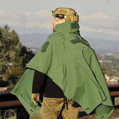 Hazard 4 Poncho Villa 2020 Version Technical Soft-Shell Poncho OD Green Tactical Distributors Ltd New Zealand