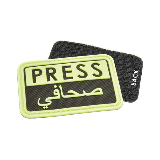 Hazard 4 Press Patch Eng/Arabic Glow in the Dark Tactical Distributors Ltd New Zealand