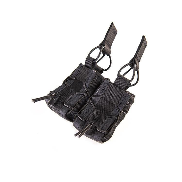 High Speed Gear Double 40mm TACO Mag Pouch - Belt Mount Black Tactical Distributors Ltd New Zealand