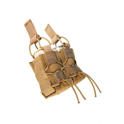 High Speed Gear Double 40mm TACO Mag Pouch - MOLLE Coyote Brown Tactical Distributors Ltd New Zealand