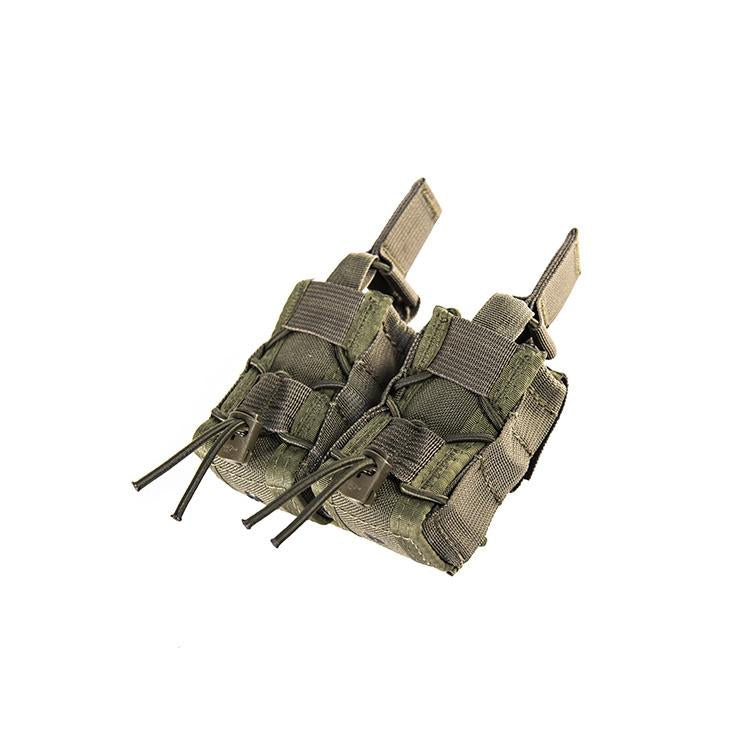 High Speed Gear Double 40mm TACO Mag Pouch - MOLLE OD Green Tactical Distributors Ltd New Zealand