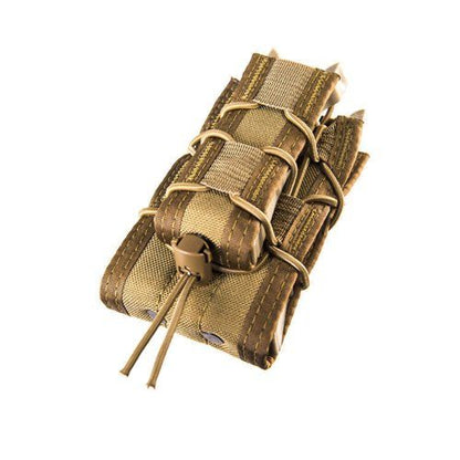 High Speed Gear Double Decker Magazine Pouches Light Molle Coyote Brown Tactical Distributors Ltd New Zealand