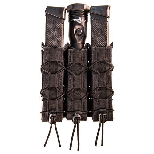 High Speed Gear Triple Extended Pistol Single Pouch Black Tactical Distributors Ltd New Zealand