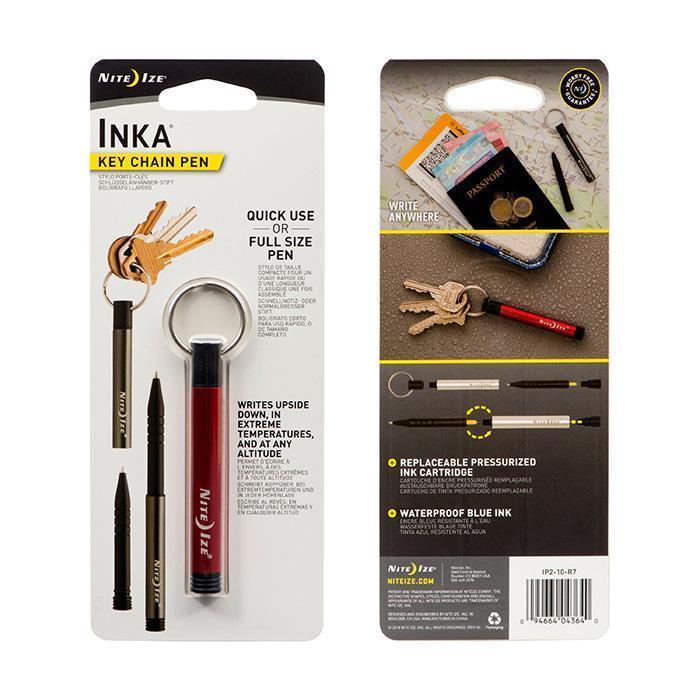 Inka Key Chain Pen Red Tactical Distributors Ltd New Zealand