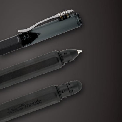 Inka Mobile Clip Pen + Stylus Black Tactical Distributors Ltd New Zealand