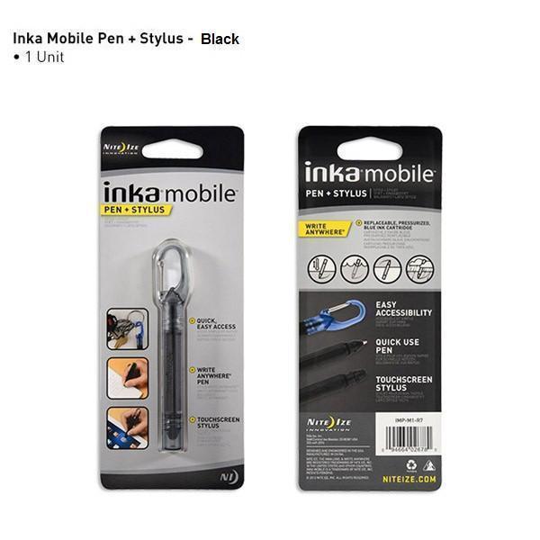 Inka Mobile Pen Translucent Black Tactical Distributors Ltd New Zealand