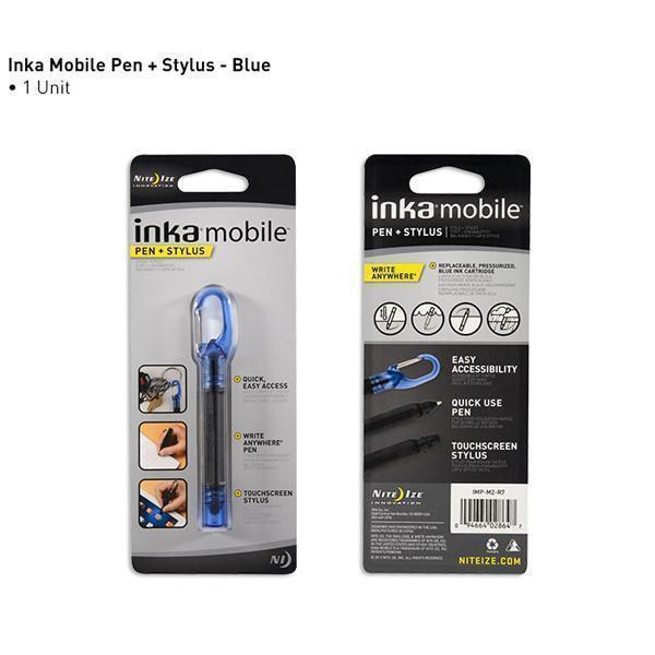 Inka Mobile Pen Translucent Blue Tactical Distributors Ltd New Zealand