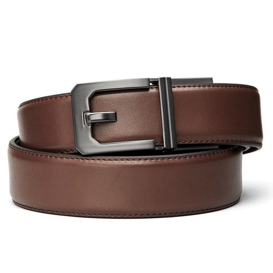 KORE Essentials Leather 1.5" Gun Belt Brown with X3 Gunmetal Buckle Belts KORE Essentials Tactical Gear Supplier Tactical Distributors Australia