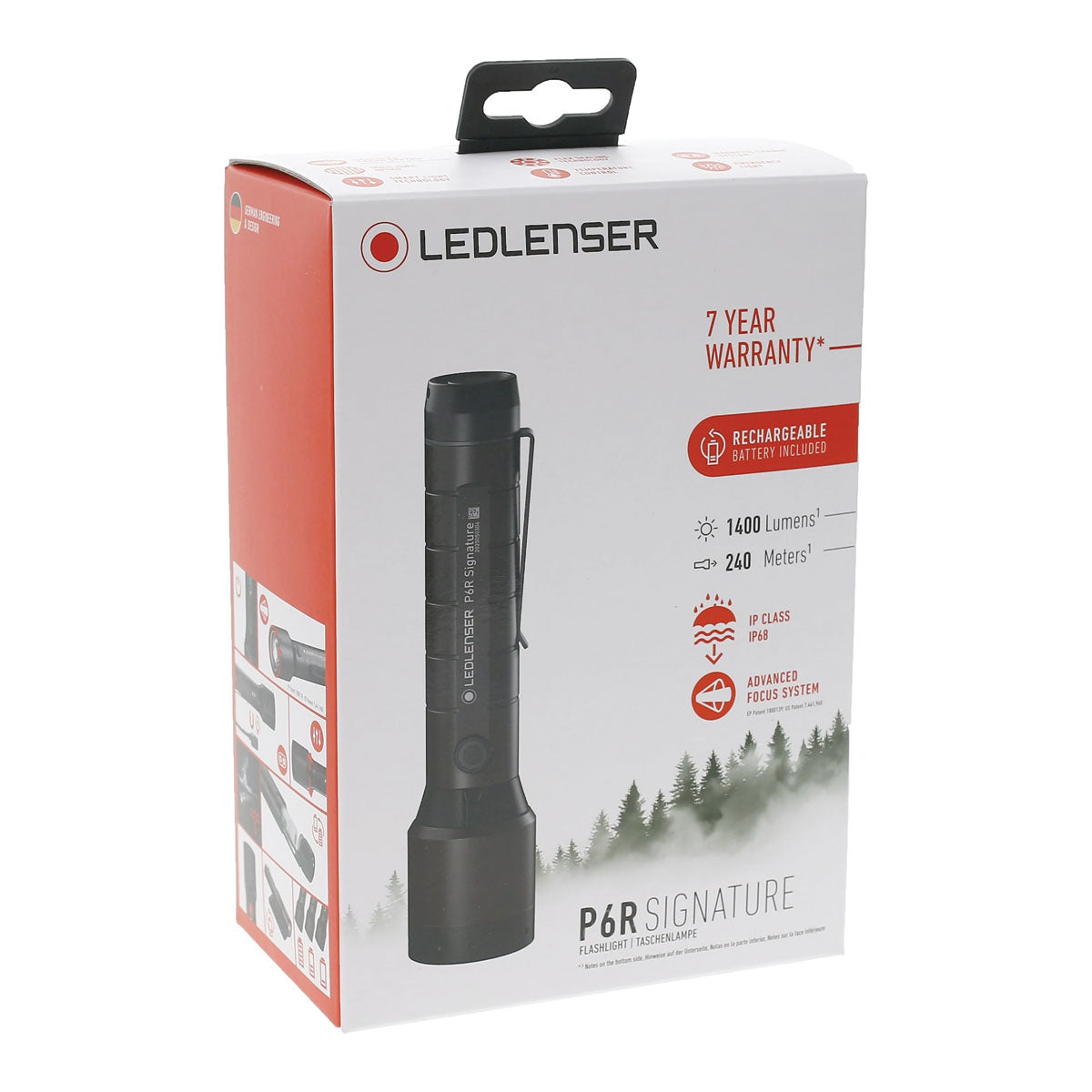 Ledlenser P6R Signature Rechargeable Torch with Box Handheld Torches Ledlenser Tactical Gear Supplier Tactical Distributors Australia