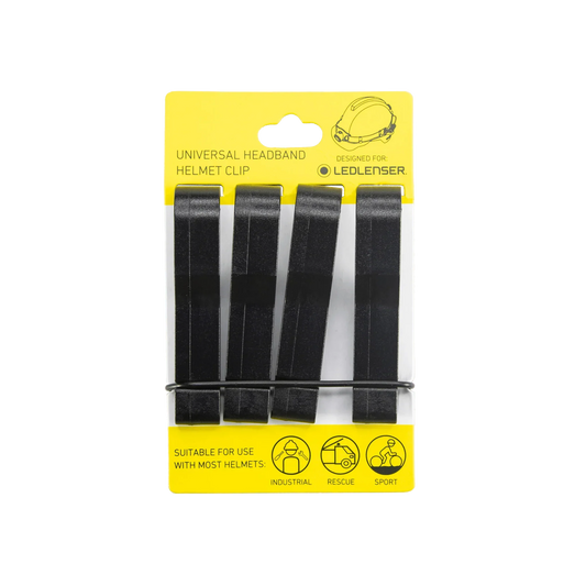 LEDLENSER Universal Headlamp Headband Helmet Clip - 4 Pack Tactical Distributors Ltd New Zealand