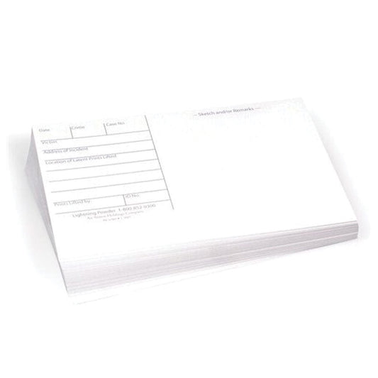 Lightning Powder Backing Cards 5.5 x 8.5 White Pack of 100 Tactical Distributors Ltd New Zealand