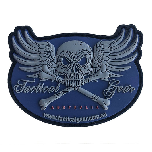 Limited Edition TGA 3D PVC Morale Patch Oval Subdued Coloured Tactical Distributors Ltd New Zealand