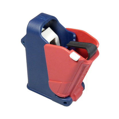 Maglula UpLULA 9mm to 45ACP Universal Pistol Mag Loader Red/White/Blue Tactical Distributors Ltd New Zealand
