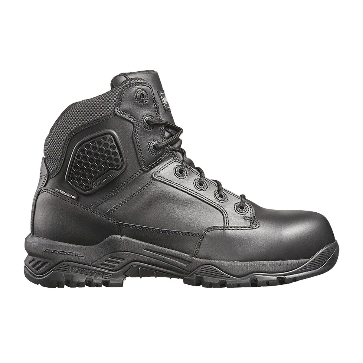 Magnum Strike Force 6.0 Leather Side-Zip Composite Toe Waterproof Men's Boot Black MSF645 Tactical Distributors Ltd New Zealand