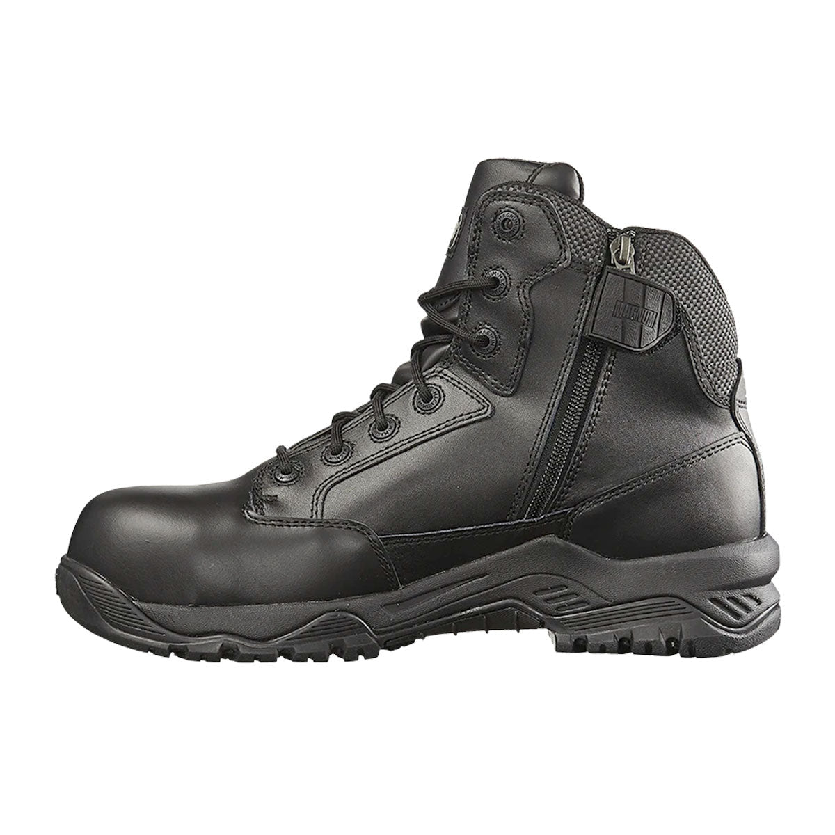 Magnum Strike Force 6.0 Leather Side-Zip Composite Toe Waterproof Women's Boot Black MSF655 Tactical Distributors Ltd New Zealand