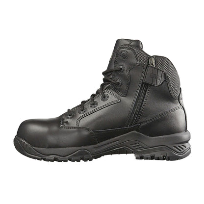 Magnum Strike Force 6.0 Leather Side-Zip Composite Toe Women's Boot Black Tactical Distributors Ltd New Zealand