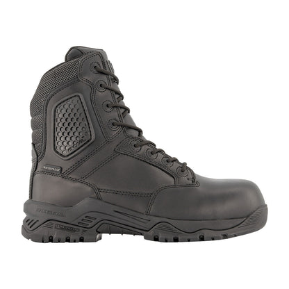 Magnum Strike Force 8.0 Leather Side-Zip Composite Toe Waterproof Boot Black Boots Magnum Footwear 4US Tactical Gear Supplier Tactical Distributors Australia