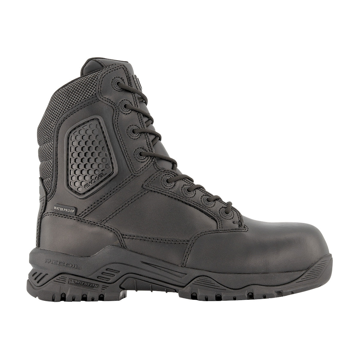 Magnum Strike Force 8.0 Leather Side-Zip Composite Toe Waterproof Women's Boot Black 5.0 US Regular Tactical Distributors Ltd New Zealand