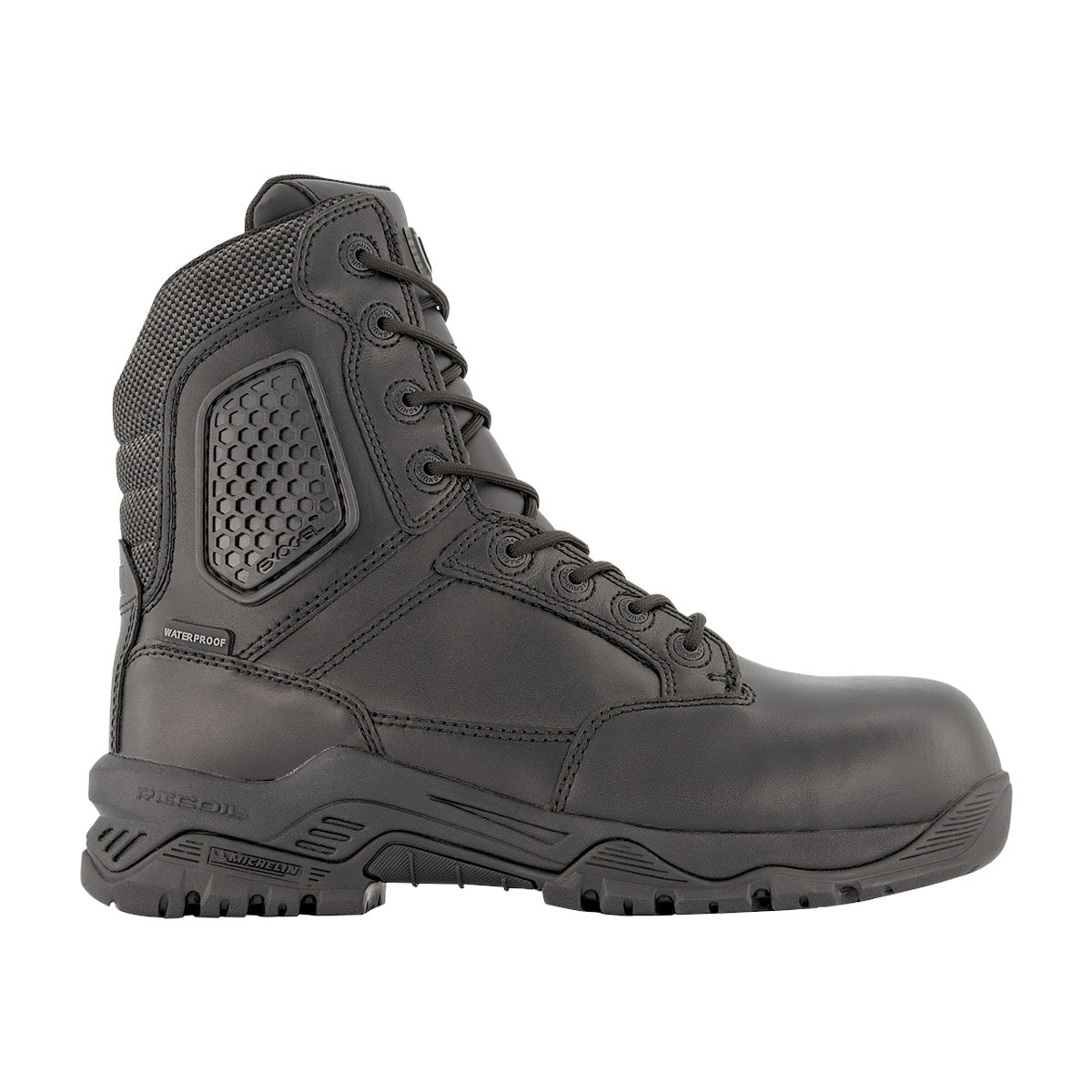 Magnum Strike Force 8.0 Leather Side-Zip Waterproof Boot Black Boots Magnum Footwear 5.0 US Regular Tactical Gear Supplier Tactical Distributors Australia