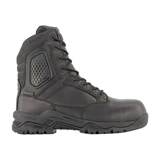 Magnum Strike Force 8.0 Leather Side-Zip Waterproof Boot Black 5.0 US Regular Tactical Distributors Ltd New Zealand