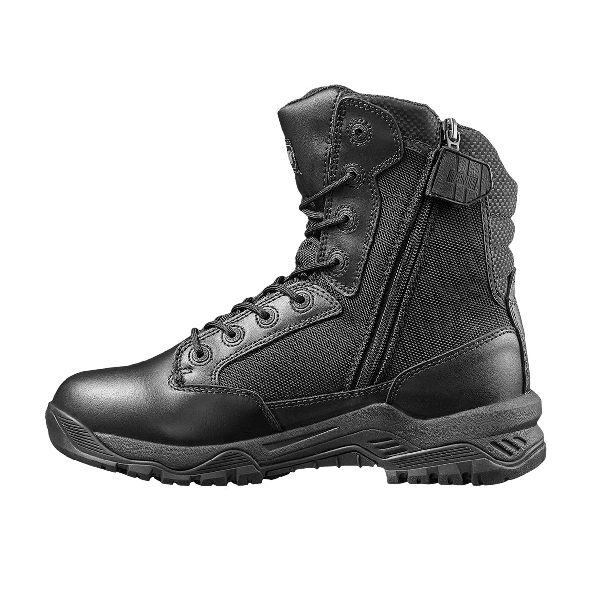 Magnum Strike Force 8.0 Side-Zip Composite Toe Women's Boots Black Boots Magnum Footwear Tactical Gear Supplier Tactical Distributors Australia