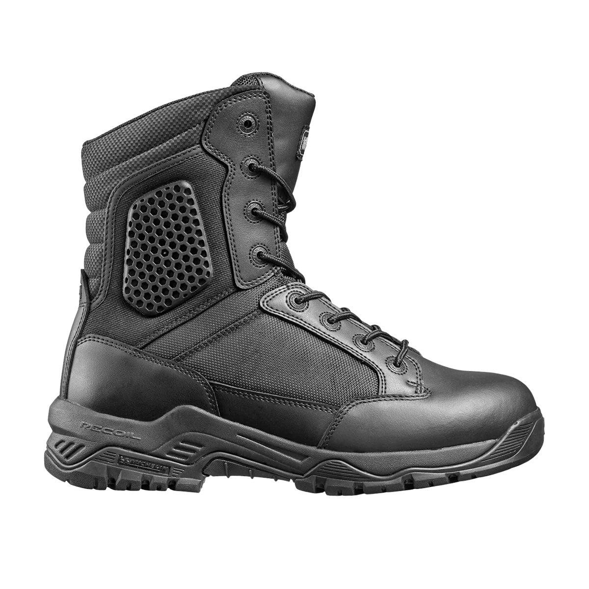 Magnum Strike Force 8.0 Side-Zip Composite Toe Women's Boots Black Boots Magnum Footwear 5.0 US Regular Tactical Gear Supplier Tactical Distributors Australia