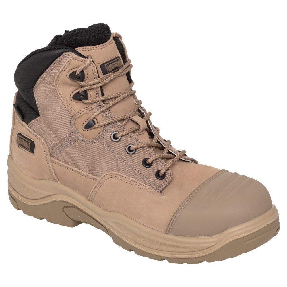 Magnum Trademaster Lite Composite Toe Side Zip Waterproof Boot Stone Tactical Distributors Ltd New Zealand