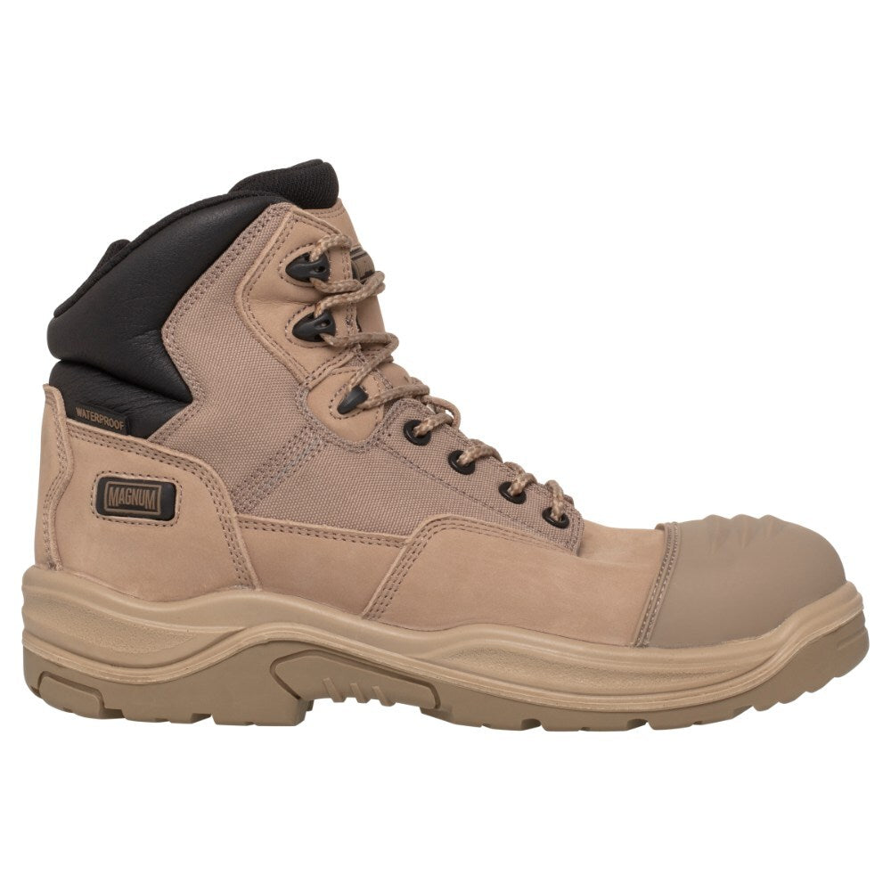 Magnum Trademaster Lite Composite Toe Side Zip Waterproof Boot Stone Tactical Distributors Ltd New Zealand