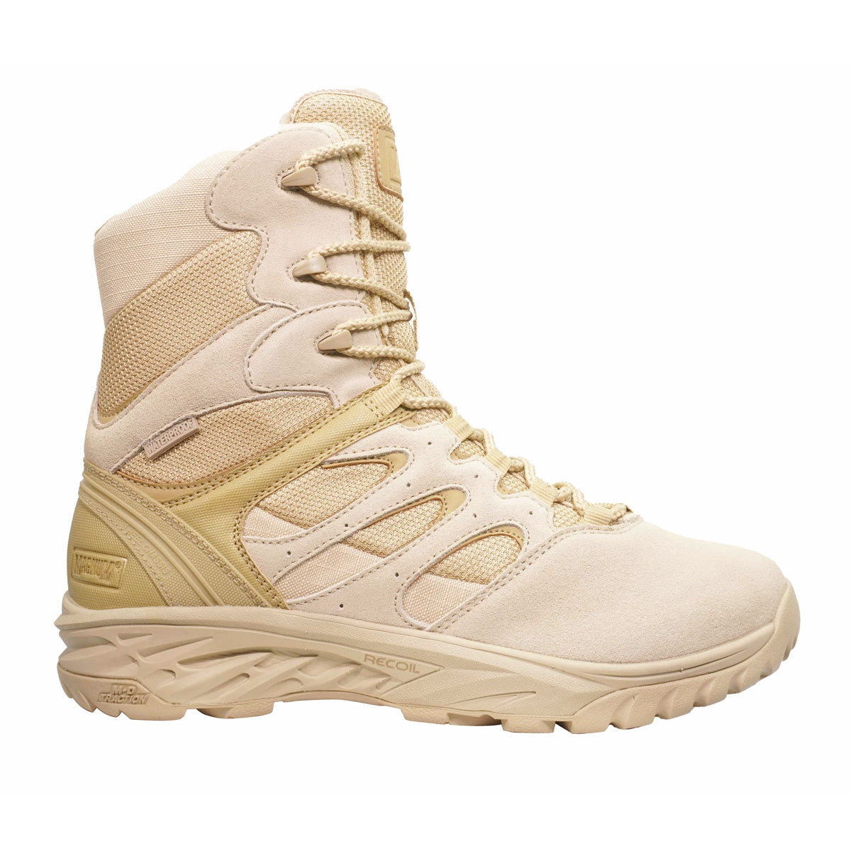 Magnum Wild Fire Tactical 8.0 Side-Zip Waterproof Boots Desert Tan 7US Tactical Distributors Ltd New Zealand