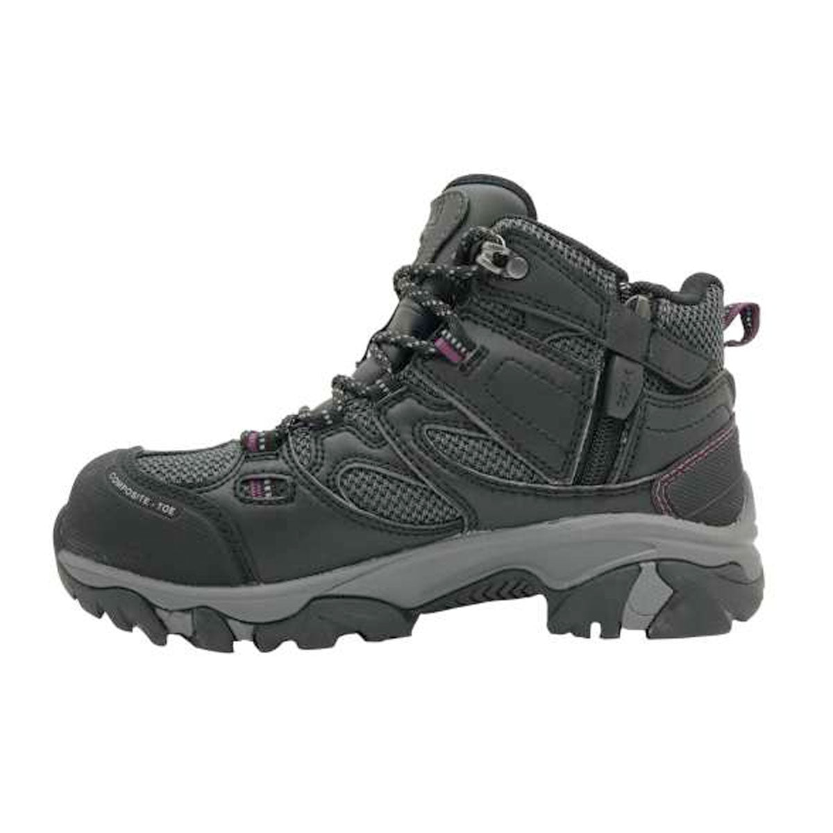 Magnum XT Boron Mid CT SZ WP Womens Boots Black Purple Limited Sizes Tactical Distributors Ltd New Zealand