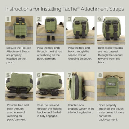 Maxpedition 3" TacTie Attachment Strap (Pack of 4) Tactical Distributors Ltd New Zealand