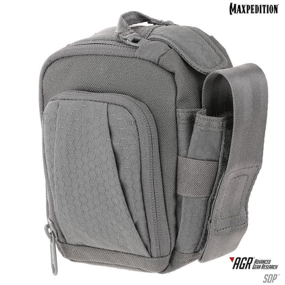 Maxpedition SOP Side Opening Pouch Gray Tactical Distributors Ltd New Zealand