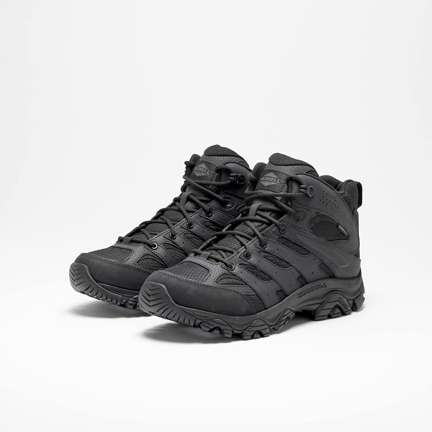 Merrell Moab 3 Mid Tactical Waterproof Men's Boots Black – Tactical ...