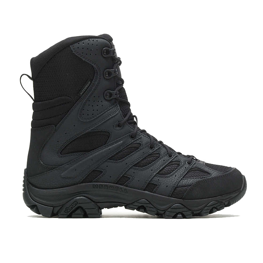Merrell Tactical MOAB 3 Tactical Waterproof 8 Inches Side-Zip Boot Bla ...