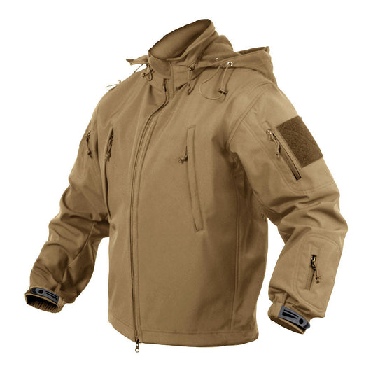 MilSpec Concealed Carry Soft Shell Jacket Coyote Brown Small Tactical Distributors Ltd New Zealand
