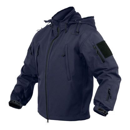 MilSpec Concealed Carry Soft Shell Jacket Midnight Navy Blue Small Tactical Distributors Ltd New Zealand