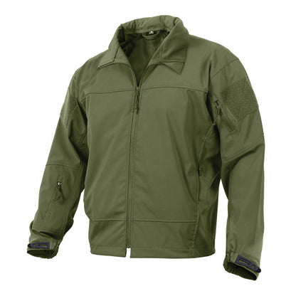 MilSpec Covert Ops Lightweight Soft Shell Jacket Olive Drab Small Tactical Distributors Ltd New Zealand