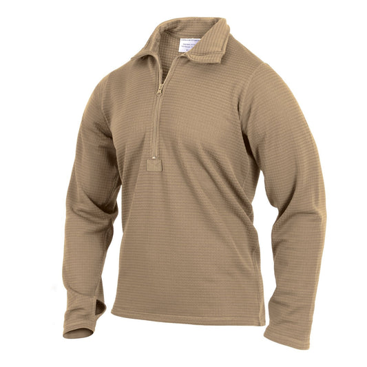 MilSpec ECWCS Gen III Midweight Underwear Top Level II Desert Sand Extra Small Tactical Distributors Ltd New Zealand
