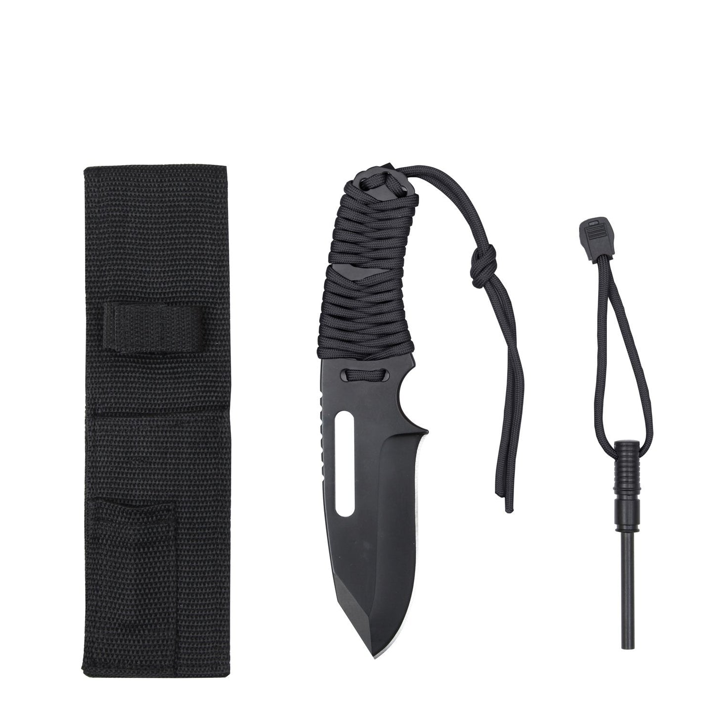 MilSpec Large Paracord Knife with Fire Starter Tactical Distributors Ltd New Zealand